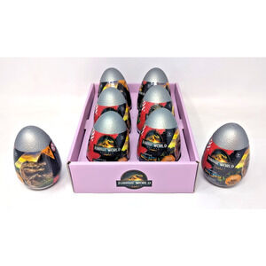 8x Jurassic World Rebirth Captivz Slime Egg Dinosaur Collectible New/ Sealed lot